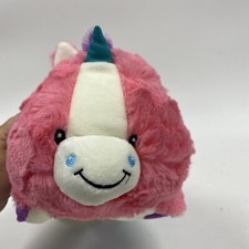 Kids Pink Unicorn Plush to Travel Pillow super soft comfy New reversible