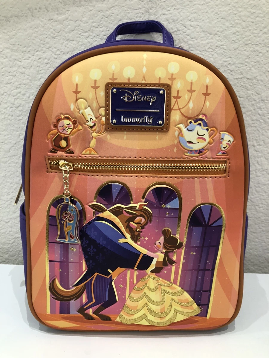 Loungefly Disney Beauty & The Beast Ballroom Scene Mini Backpack ✨ FAST  Shipping