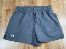 Under Armour Shorts Womens M Medium Gray Loose Athletic Running Cross Training
