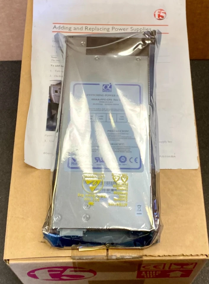 ALPHA F5 460AA-PFC-CF5  REV E APDM-461X-81V 460W POWER SUPPLY - Image 4 of 4