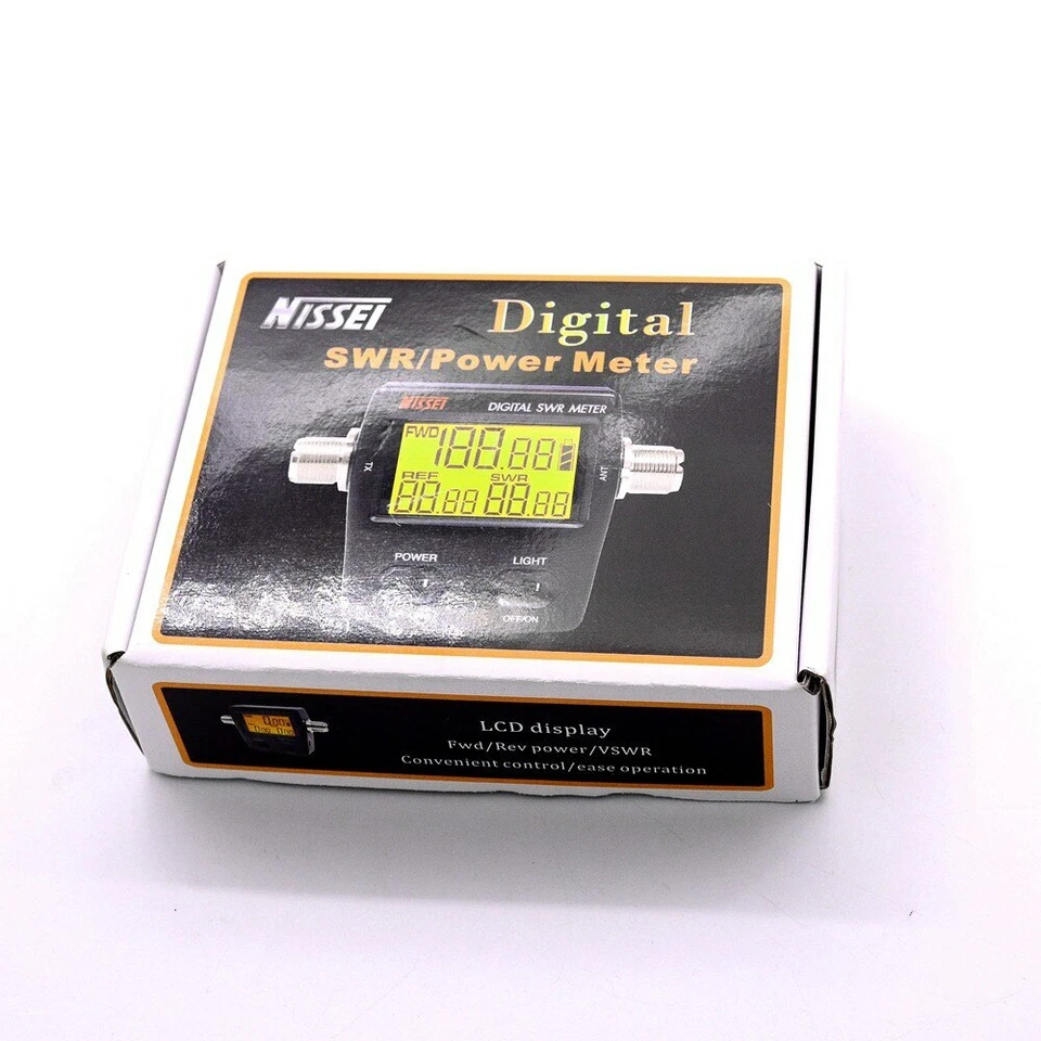 NISSEl RS50 SWR Tester WATT Meter SO239 125-525 Mhz for HAM Radio Compact Tester - Image 4 of 4