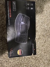 PERIBOARD-612B BR Wireless Ergonomic Split Keyboard For Windows  Mac OS - Black