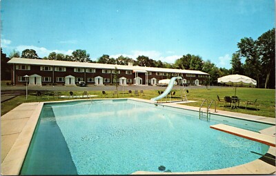 Tobacco Valley Inn Motor House, Windsor CT, Pool with Slide, Chrome, Unposted