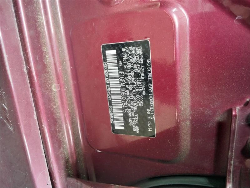 Used Air Bag Module fits: 2014 Subaru Impreza Air Bag under console 2.0 Grade A Foto 4 de 4