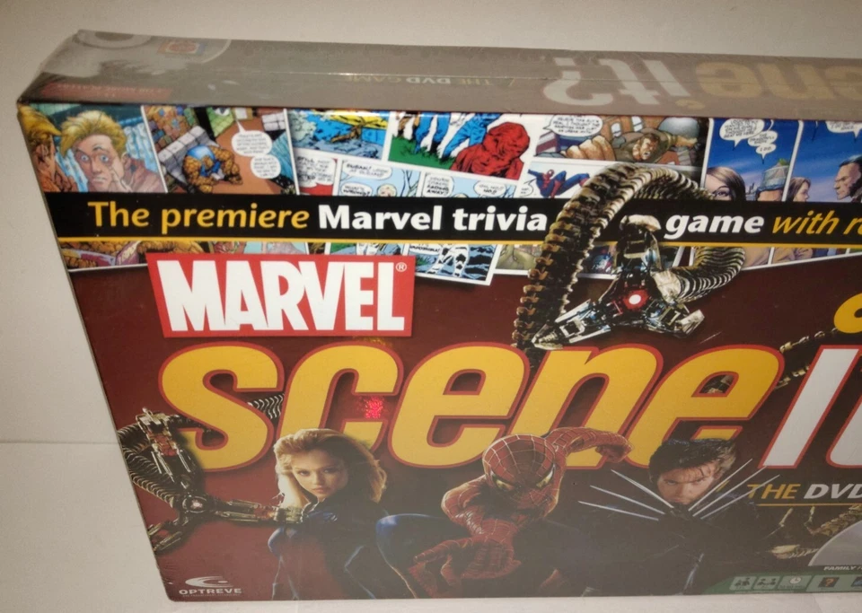Marvel Scene-It DVD Board Game Scene It 2007 Toys R Us Exclusive Spiderman Xmen - Image 2 of 4