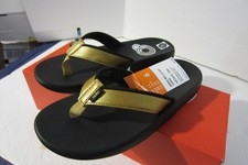 Black Gold Womens Sandals Flip Flops 