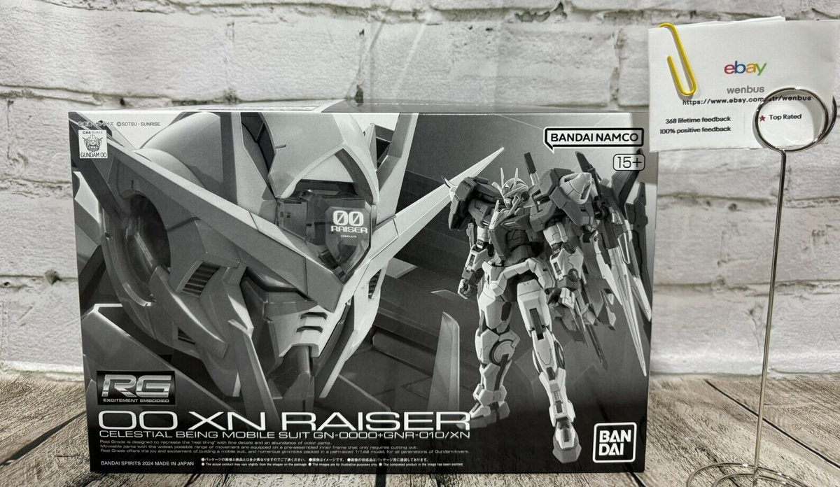RG 1/144 00 XN Raiser 新品未開封 Mobile Suit Gundam 00V RG 1 144 00 XN Raiser Plastic Model Kit