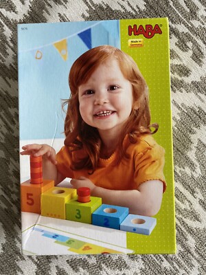 Haba Educational Blocks - Addition, Comparing, Making Ten, Colourful + Wooden