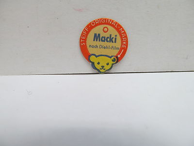eso-16506	Altes Original Steiff Brustschild Macki Durchmesser ca.13mm 