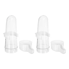 2 Pcs Automatic Bird Watering Device Large Feeder Dispenser for Birds