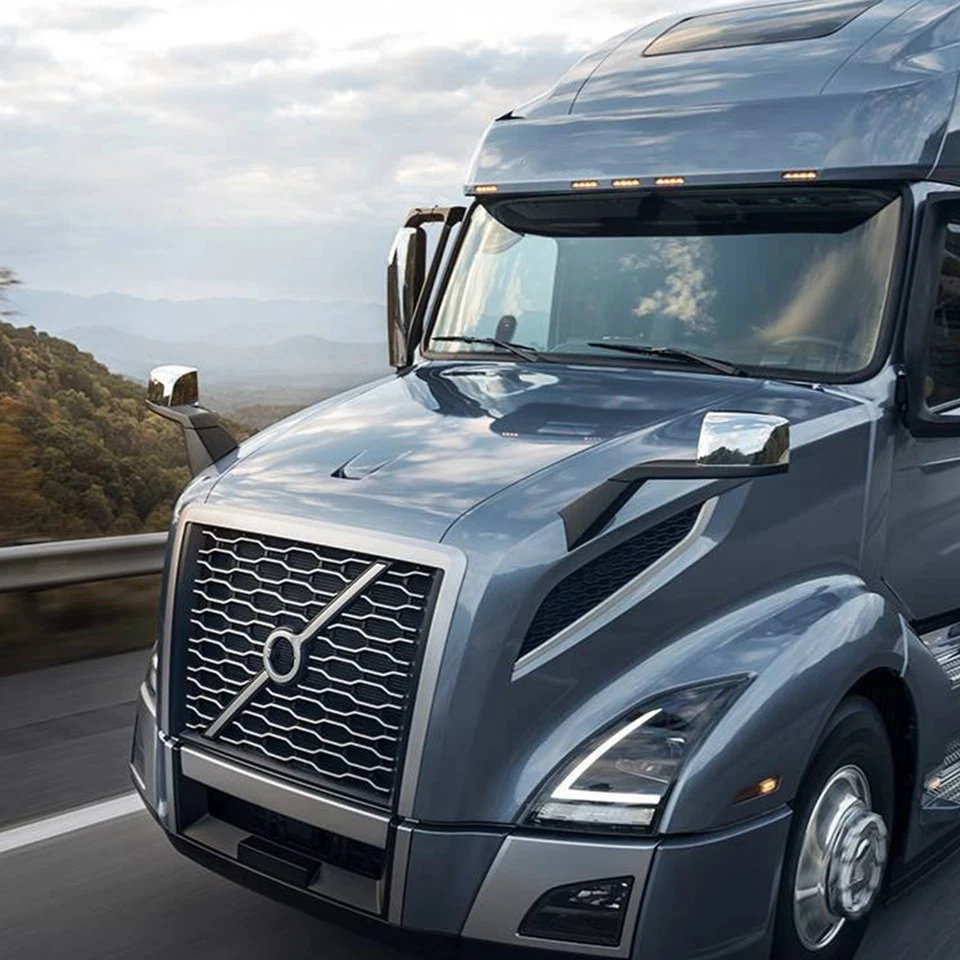 Front Hood Radiator Grille Grill for 2018+ Volvo VNL Semi Trucks with Bug Screen Foto 4 de 4