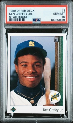 NEW SLAB FROM PSA 1/22/26 - 1989 UPPER DECK 1 KEN GRIFFEY JR. STAR ROOKIE PSA 10