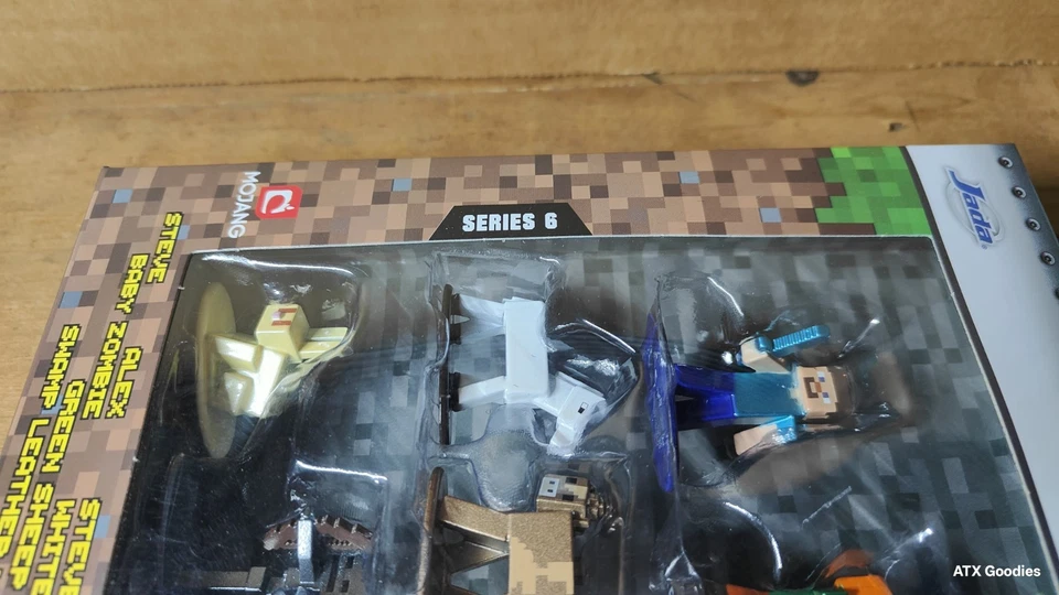 NUEVO EN CAJA HTF MINECRAFT WAVE 6 Nano 1.65” pulgadas Die-Cast Metal Figuras Paquete de 20 Foto 4 de 4