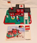 Vintage 1976 LEGO Hospital Set 555 – 98% Complete – Instructions – No Box