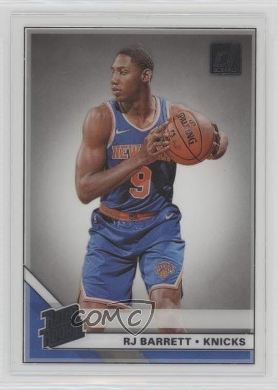 2019-20 Panini Clearly Donruss Rated Rookie RJ Barrett #53 Rookie RC