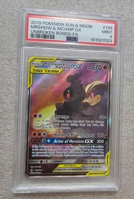 Marshadow & Machamp GX (Full Art) 199/214 Sm-Unbroken Bonds Holo