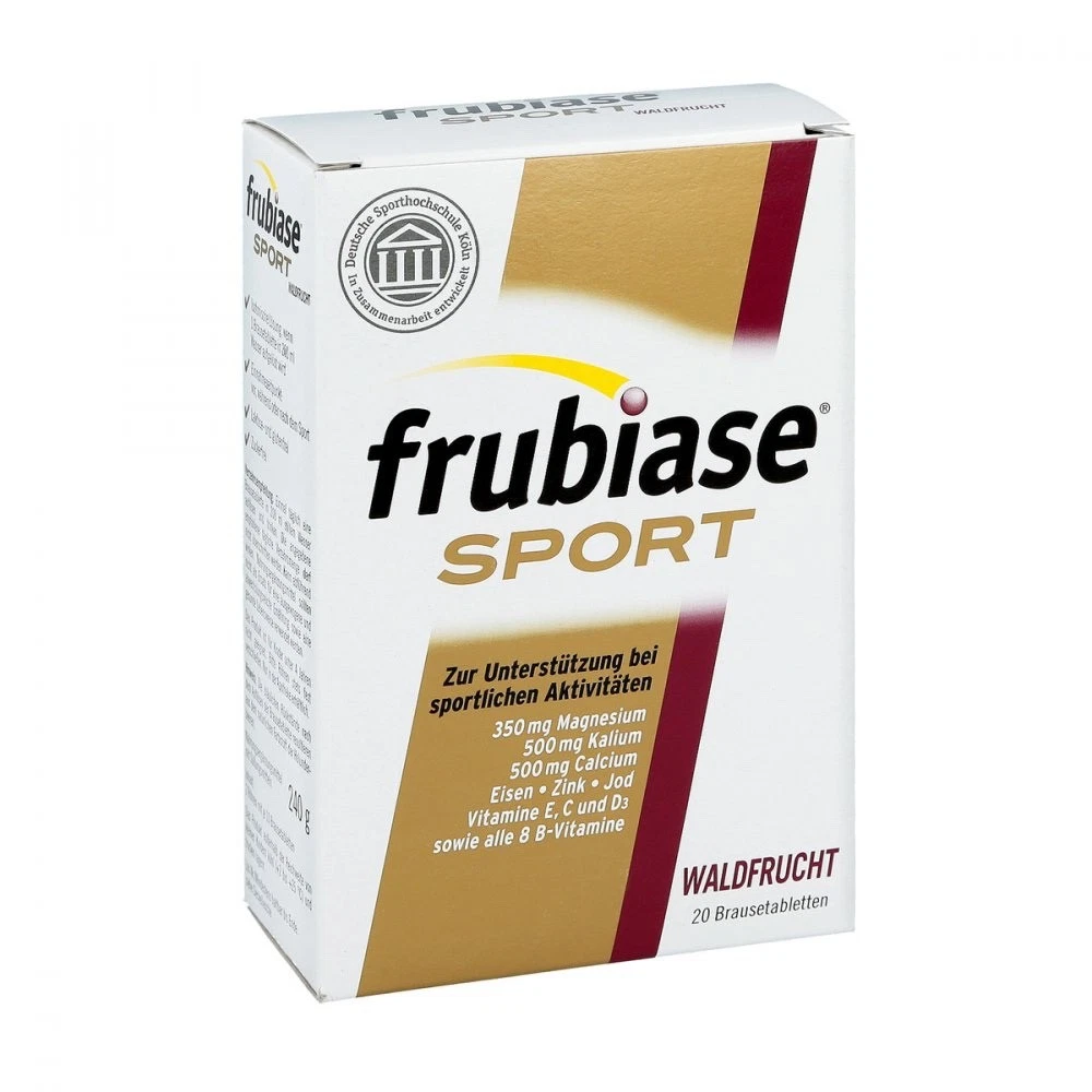 Frubiase Sport Forest Fruit Effervescent Tablets, 20 Count PZN 07678722