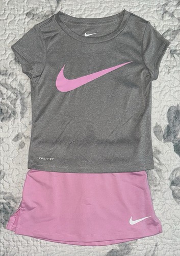 Toddler Girls Nike Pink & Gray Skort Set Sz/ 3T