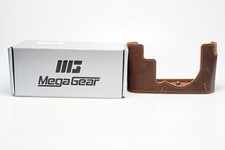 MegaGear Leica CL Ever Ready Top Grain Leather Camera Half Case and Strap G142