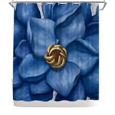 Floral Shower Curtain Flower Shower Curtain Bathroom Decor Polyester Fabric 7...
