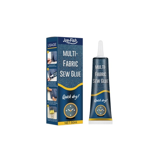 Sew Glue Liquid Kit,fabric Glue That Quickly Mends,alters,hems&embellis