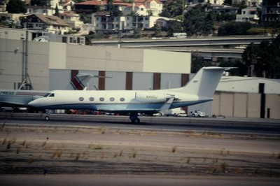 Dia N400J Gulfstream G650ER 35mm gerahmt OP-M12-51