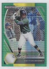 2021 Panini Prizm Draft Picks Green & Yellow Hyper Dayton Dooney #PDP169 0bk0