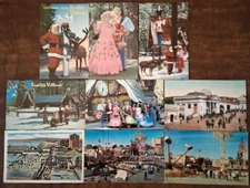 9 CALIFORNIA AMUSEMENT PARK Postcards LOT - LONG BEACH NU-PIKE / SUTRO's BATH +