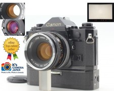  Near MINT Canon A-1 A1 SLR 35mm Film Camera FD 50mm F1.8 Lens From JAPAN