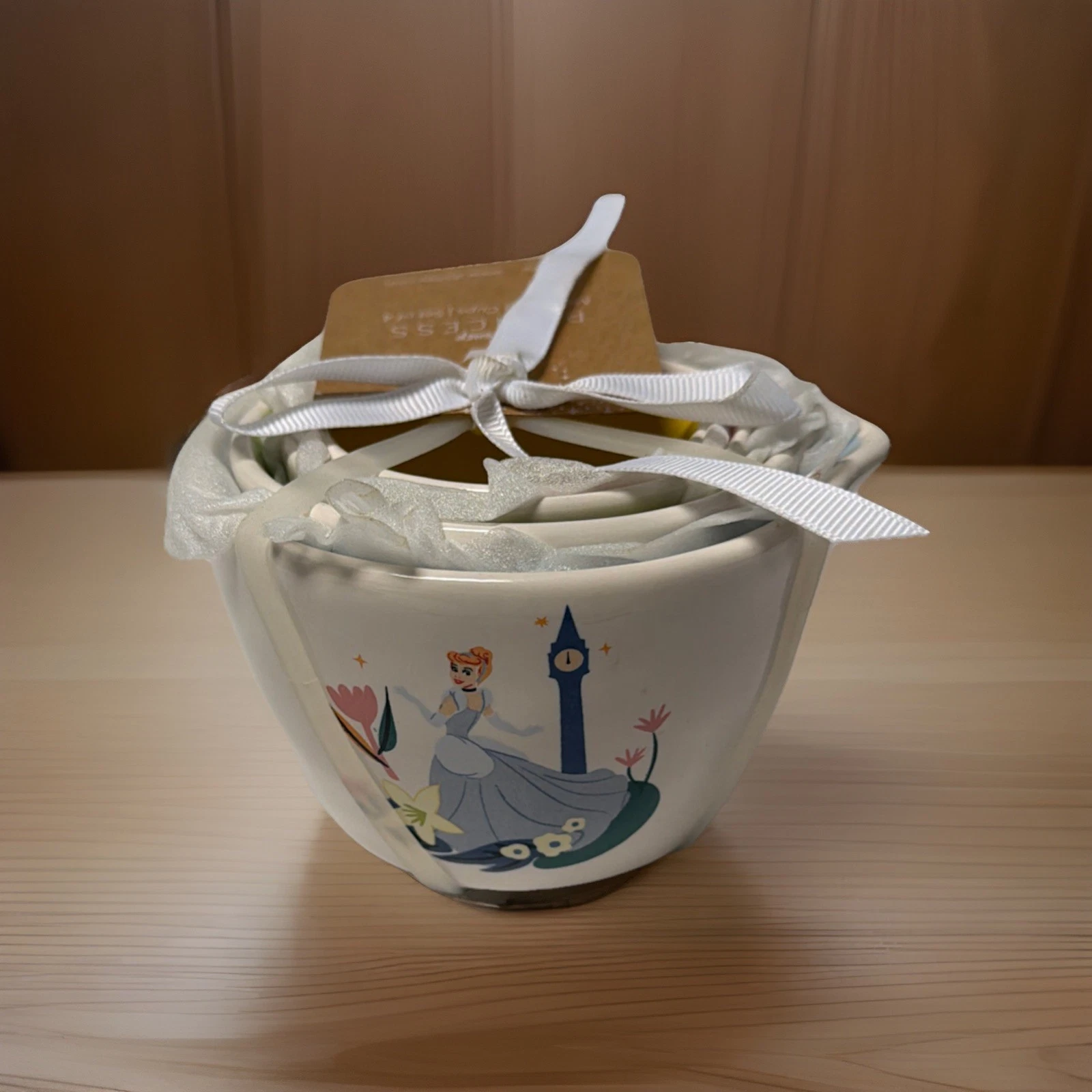Rae Dunn Disney Princess CINDERELLA 2024 Set Of 4 Measuring Cups New