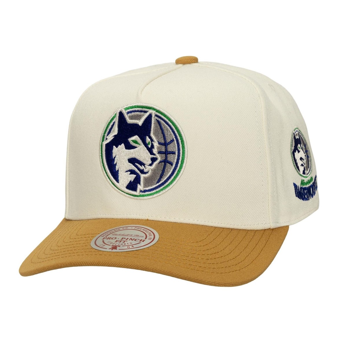 Men's Mitchell & Ness Cream Minnesota Timberwolves Ochre Dusted
