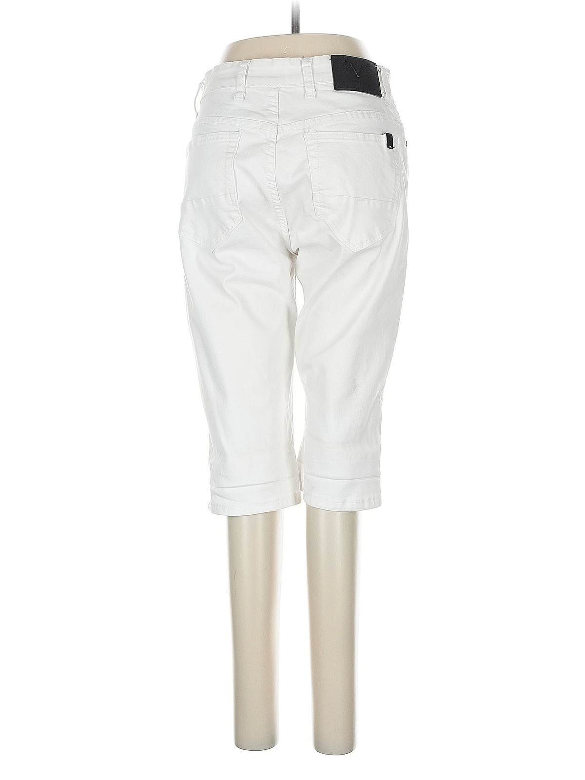 Versace 19.69 Abbigliamento Sportivo Women White Denim Shorts 28W thumbnail 2