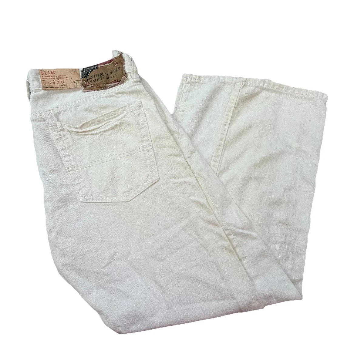 Denim & Supply Ralph Lauren White Jeans for Men for sale | eBay