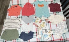 0-3 Month Boy Lot 15 Pieces Variety Of Brands