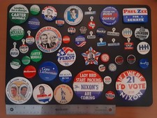 Lot Of 49 Political And Campaign Buttons