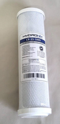 Hydronix CB-25-1005 NSF Carbon Block Filter - 2.5'' x 1.1'' x 9.875'' - New Sealed