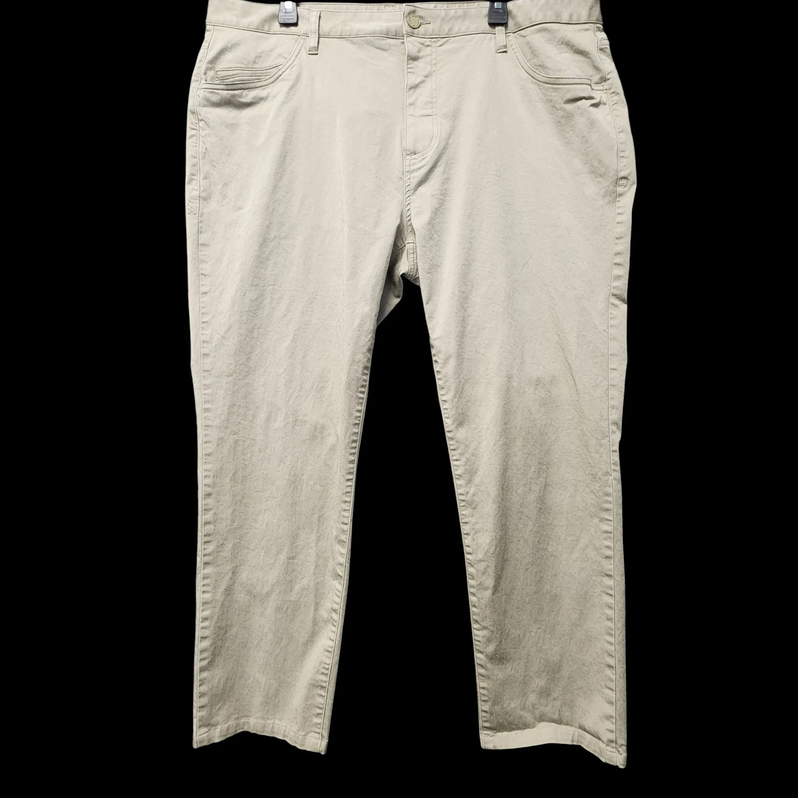 Rhone Everyday 5 Pocket Pants Mens 40x28 Tan Lightweight Performance Stretch