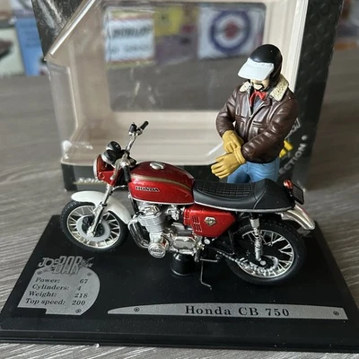 RARE Solido 1/18 Honda CB 750 Joe Bar Team Edouard Bracame - Photo 1/4