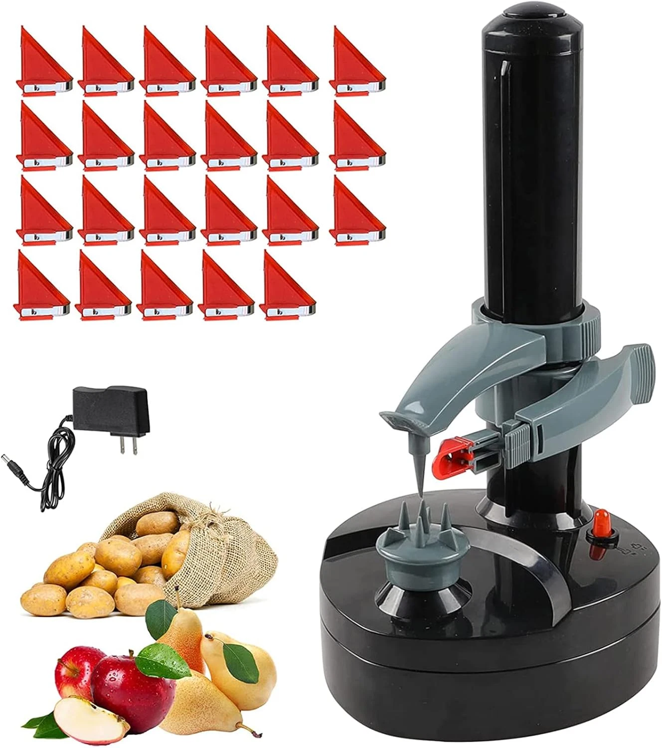 Electric Potato Peeler with 23 Replacement Blades Rotato Express Stainless Steel
Opens in a new wind