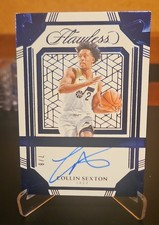 2024-25 Panini Flawless Framework Signatures Collin Sexton #FRM-CSX Blue /8 (AU)