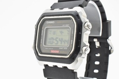Vintage Casio Dw-3000 Digital Watch Water Resist 300m Stopwatch