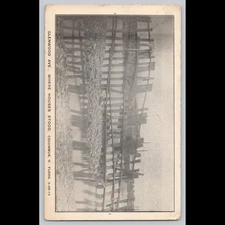 Antique Postcard Glenwood Ave Flood Columbus Ohio 1913