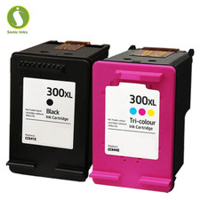 2 Ink Cartridge Fits For HP 300XL D1600 D1660 D1663 D2500 D2560 D2563