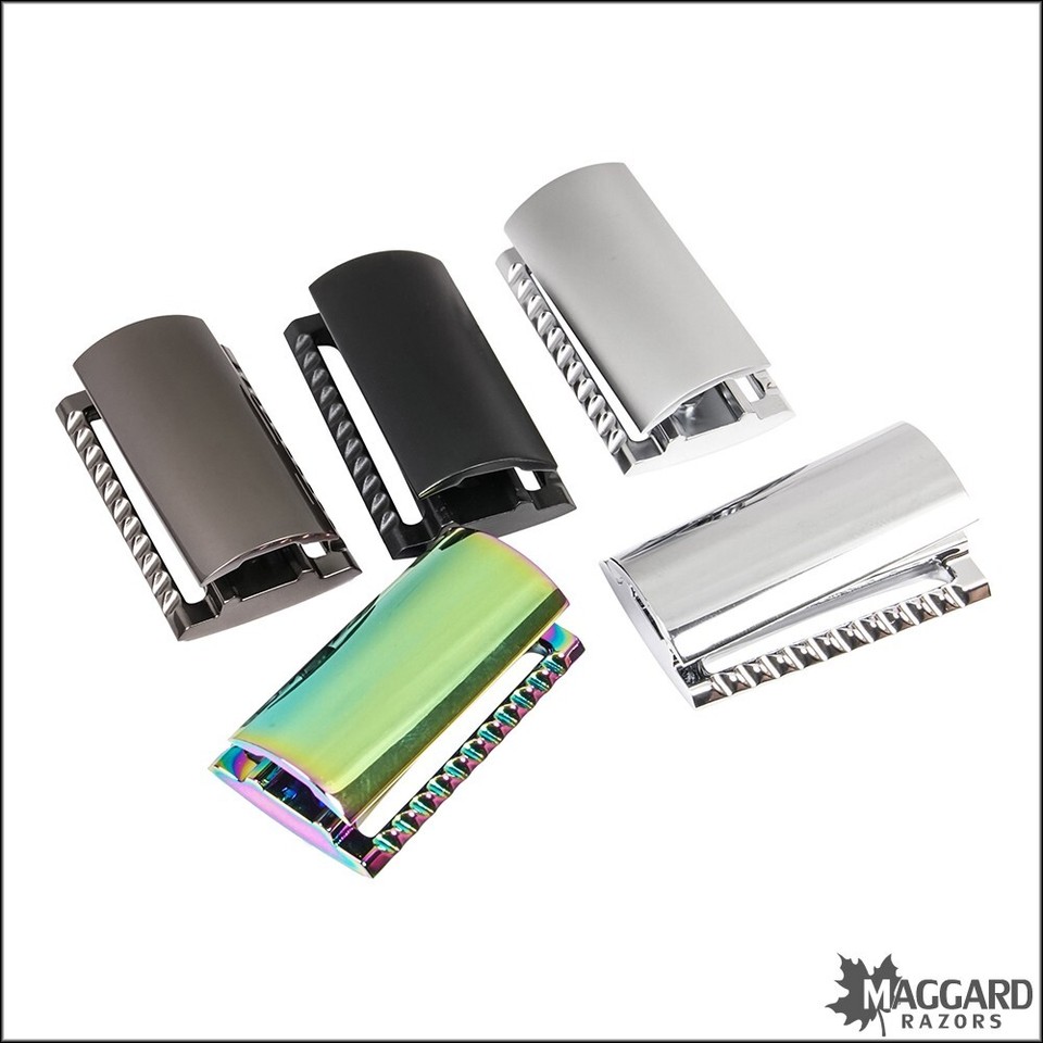 Safety Razor Replacement Head Maggard Razors V3 Closed Comb, Chrome | eBay