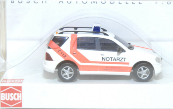 Busch 48522 Mercedes Benz M-Klasse Notarzt Nordvorpommern Ho 1:87 Neu-image