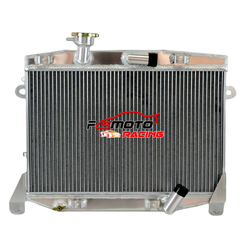 Aluminum Radiator+FAN Fit Alfa Romeo Spider 1300 1600 Roundtail MT/Manual - image 3 of 4
