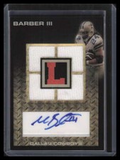 Marketplace image: 2008 Topps Letterman Autographs Superfractor Marion Barber Quad Jersey Auto 1/1