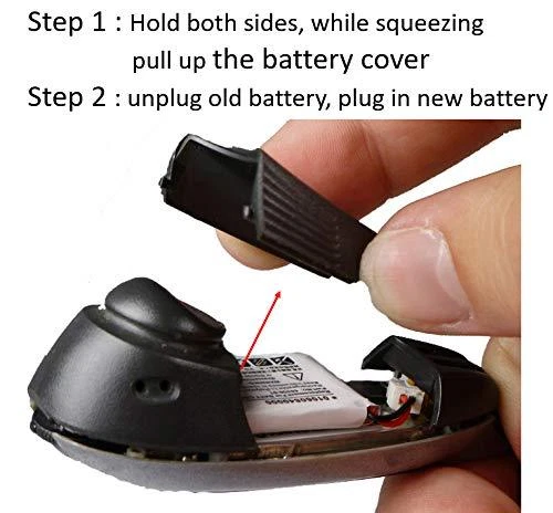 Batería de repuesto para auriculares inalámbricos Plantronics CS540 C054 Foto 3 de 3