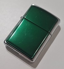 ZIPPO GREEN ANODIZED ALUMINUM - 01 - NEW - VERY RARE !!!