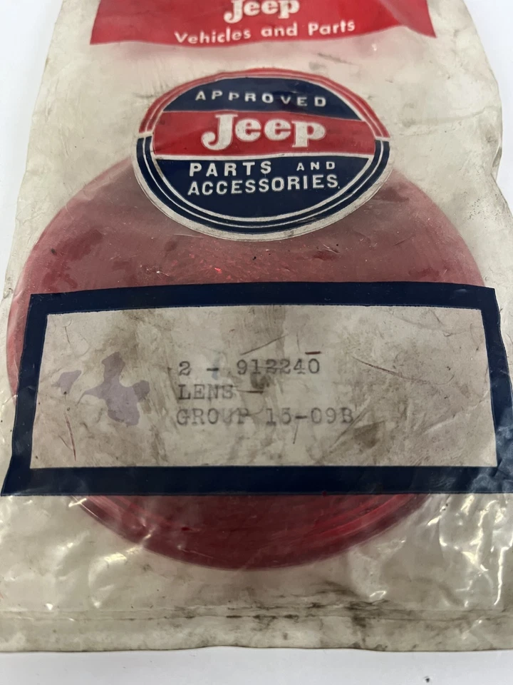 Nuevo de Lote Antiguo Grupo de Lentes 15-09B En Paquete Años 60 Años 70 Kaiser Willys Jeep CJ5 Foto 2 de 3